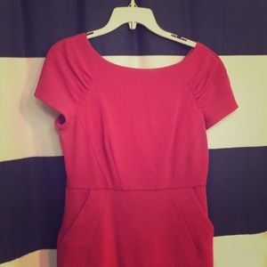 Magenta knee length Banana Republic dress